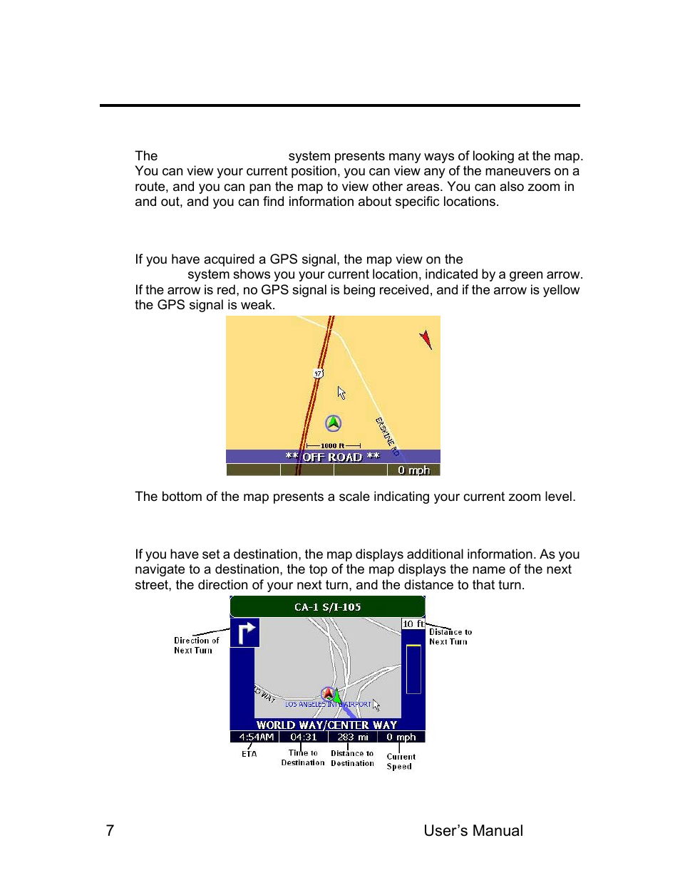 Working with the map | Audiovox NVX226 User Manual | Page 9 / 50