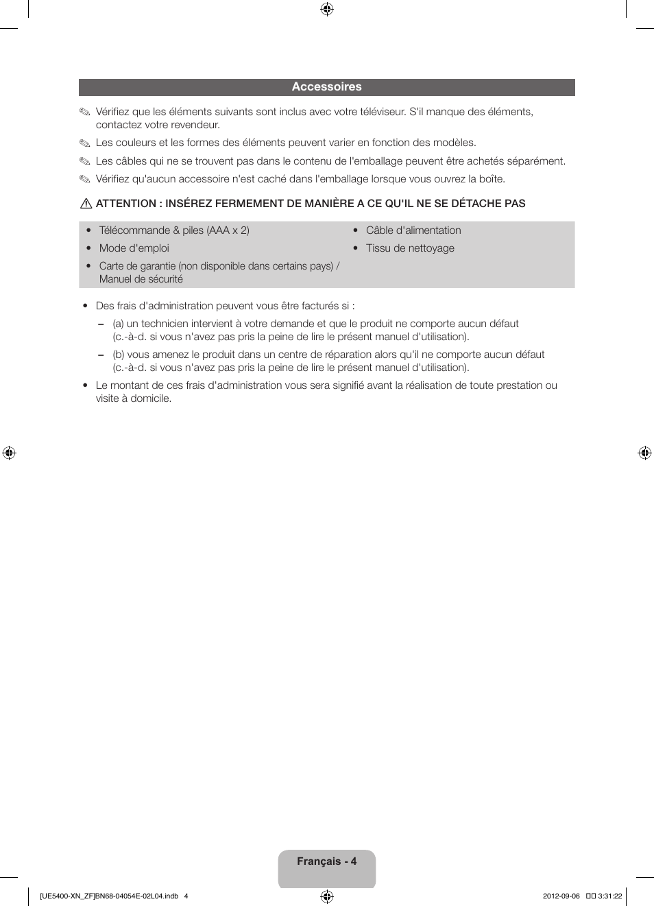 Samsung UE22ES5400W User Manual | Page 26 / 88