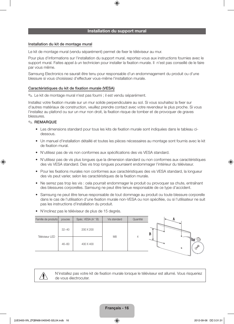 Samsung UE22ES5400W User Manual | Page 38 / 88