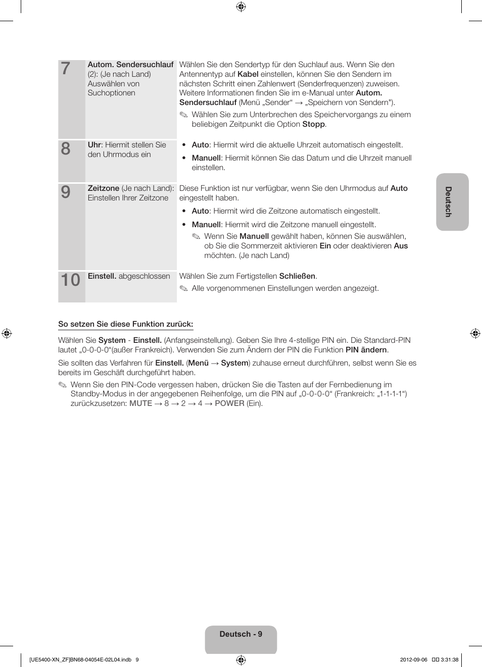 Samsung UE22ES5400W User Manual | Page 53 / 88