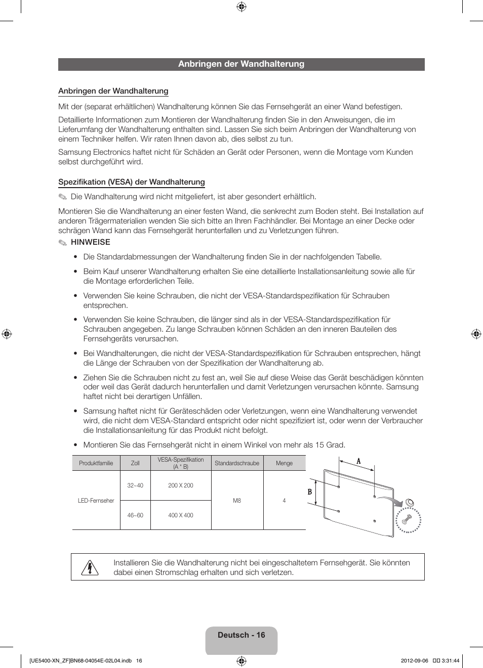 Samsung UE22ES5400W User Manual | Page 60 / 88