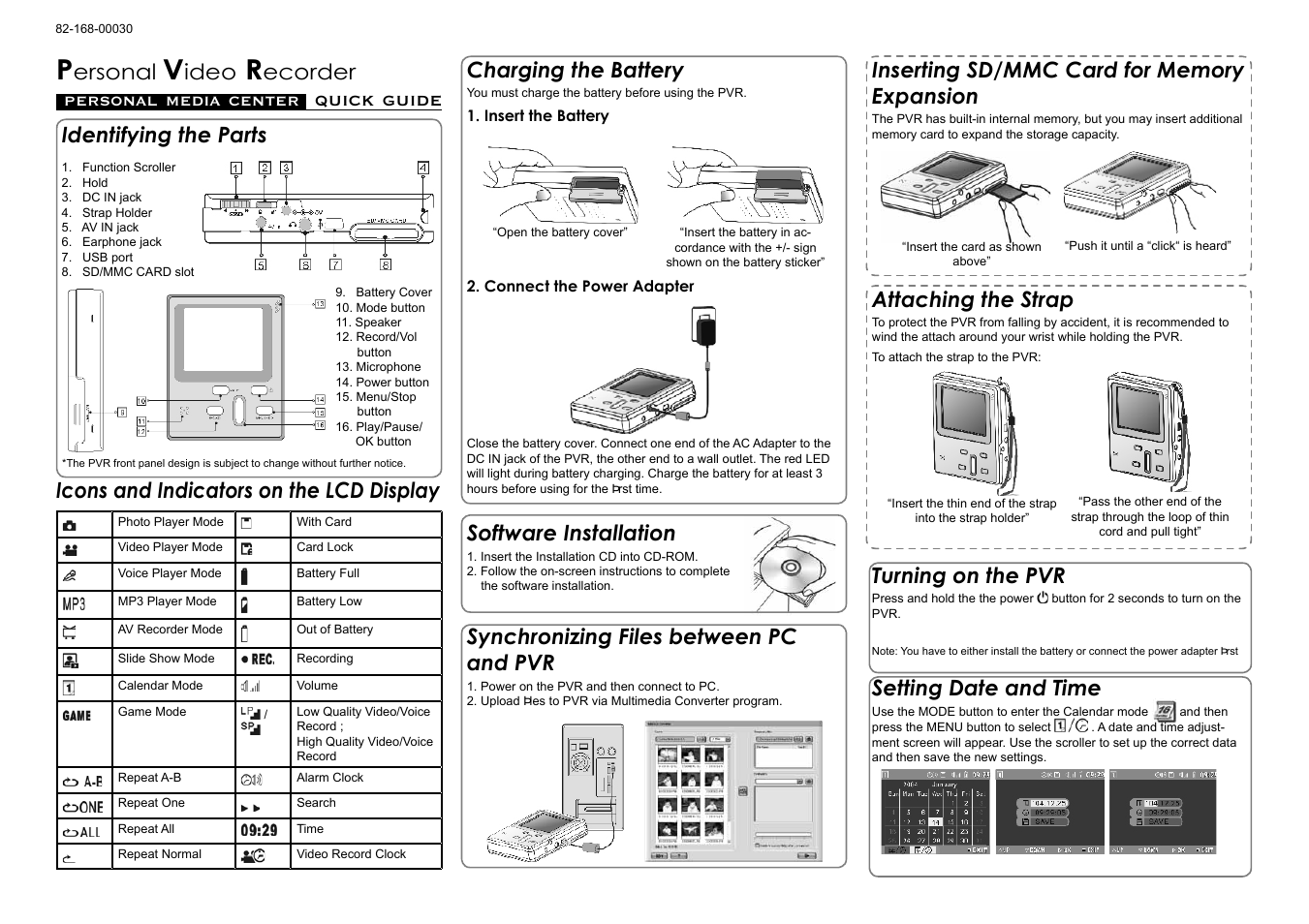 Audiovox 82-168-00030 User Manual | 2 pages