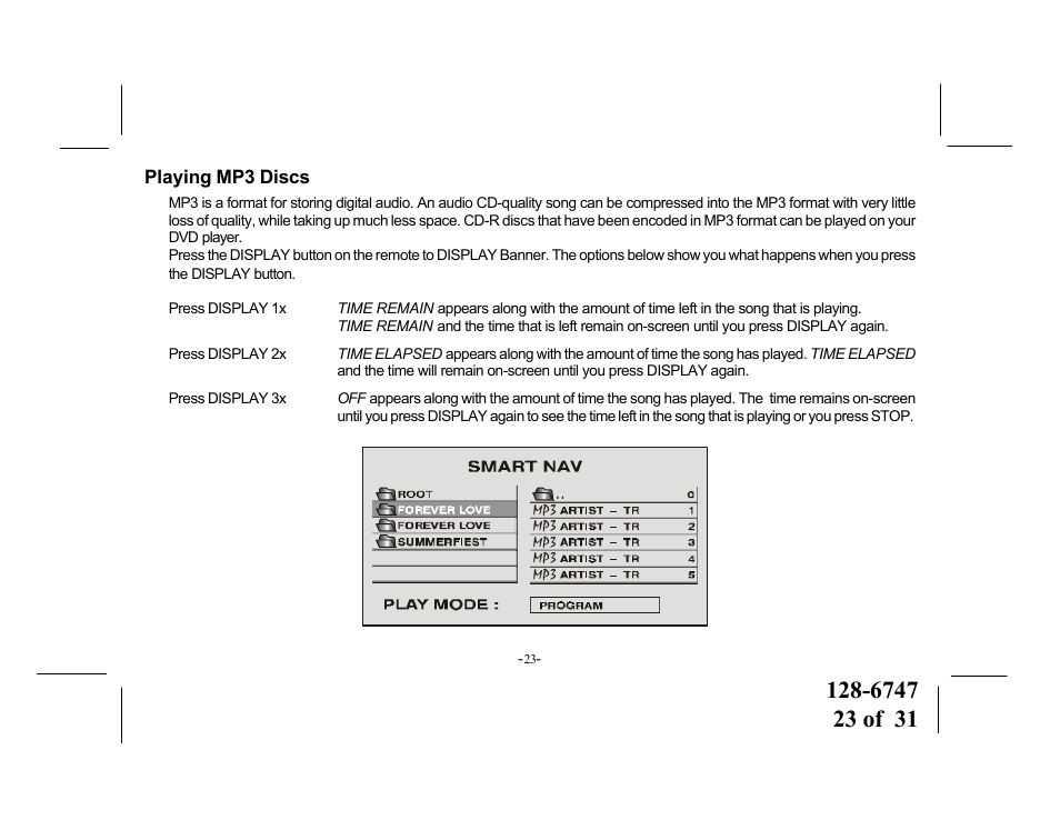 Audiovox VOD916 User Manual | Page 23 / 31