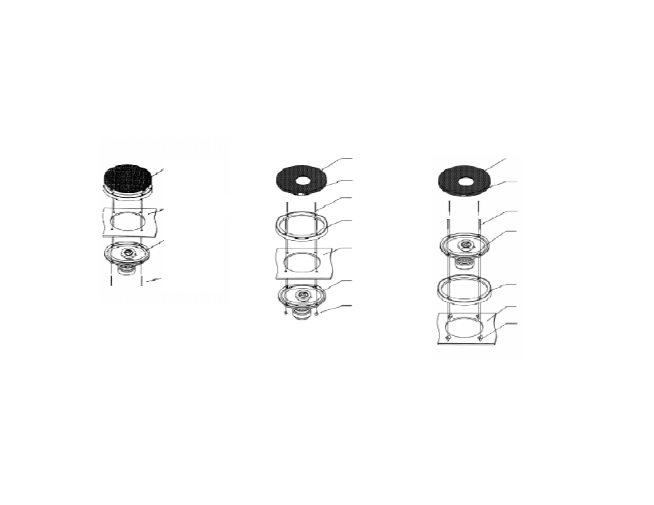 Speaker mounting details | Audiovox PST-693 User Manual | Page 6 / 8