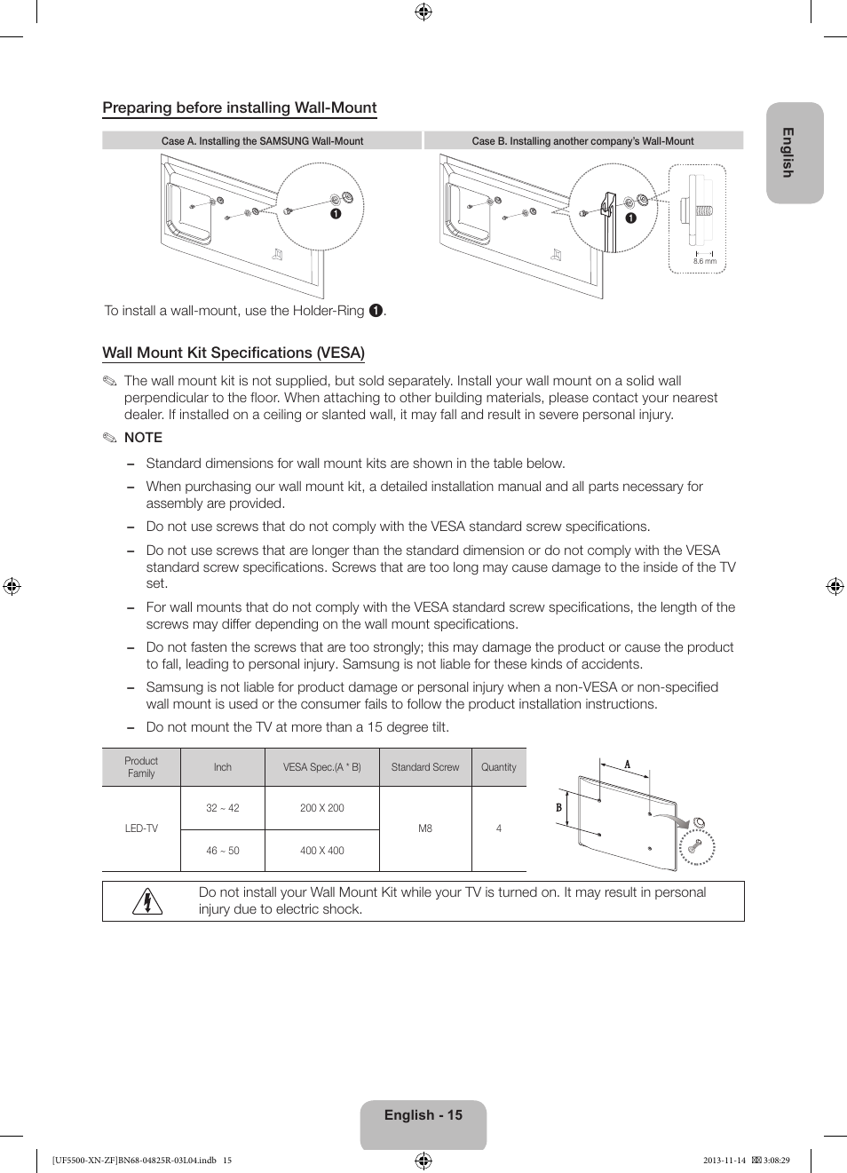 Samsung UE32F5500AW User Manual | Page 15 / 81