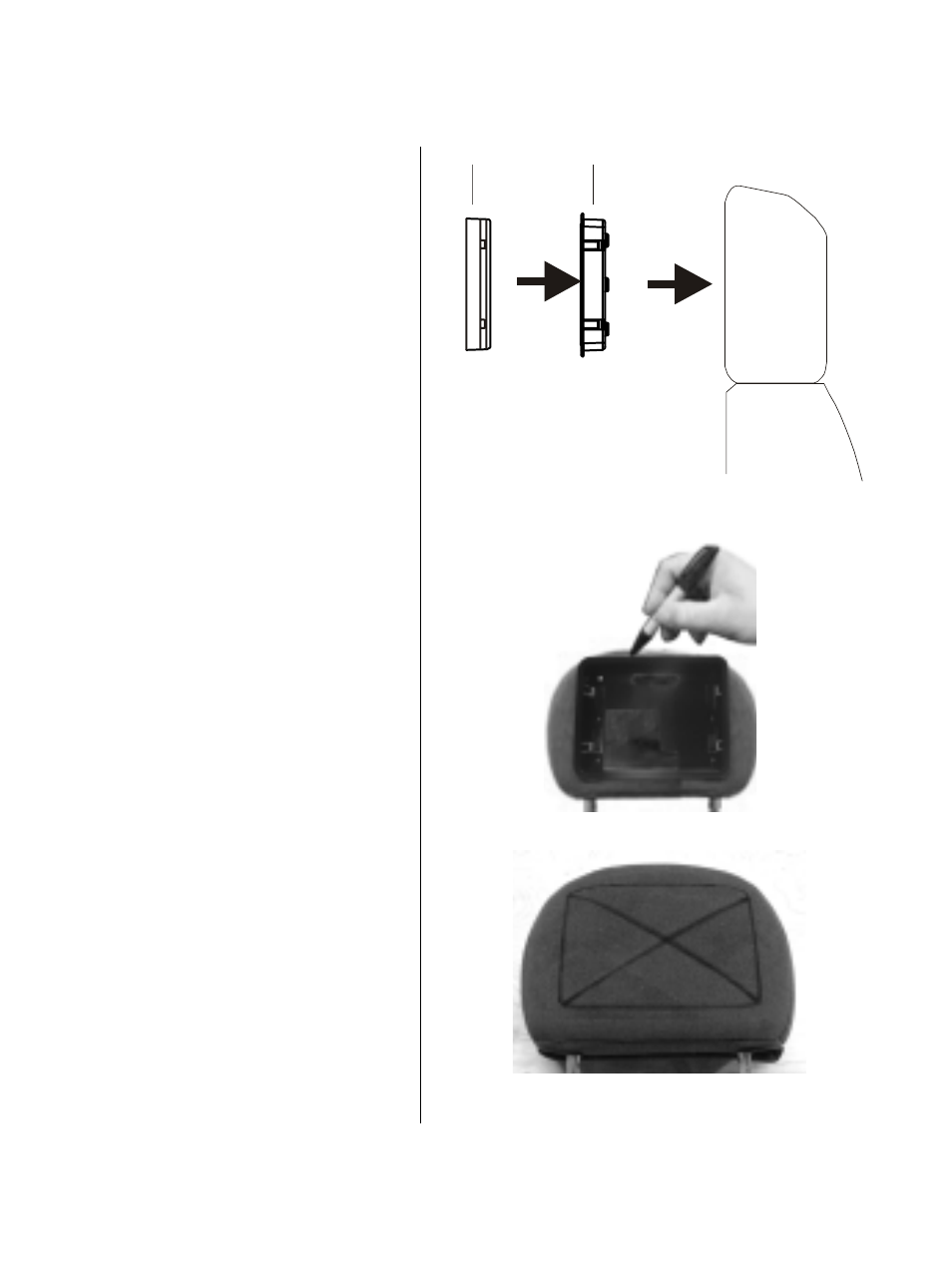 Headrest mounting | Audiovox MM530 User Manual | Page 5 / 12