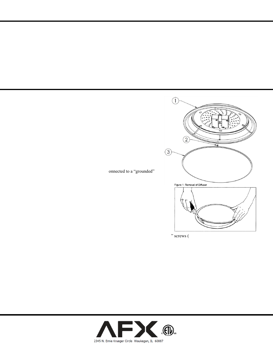 AFX CFF212400L30D1WH User Manual | 1 page