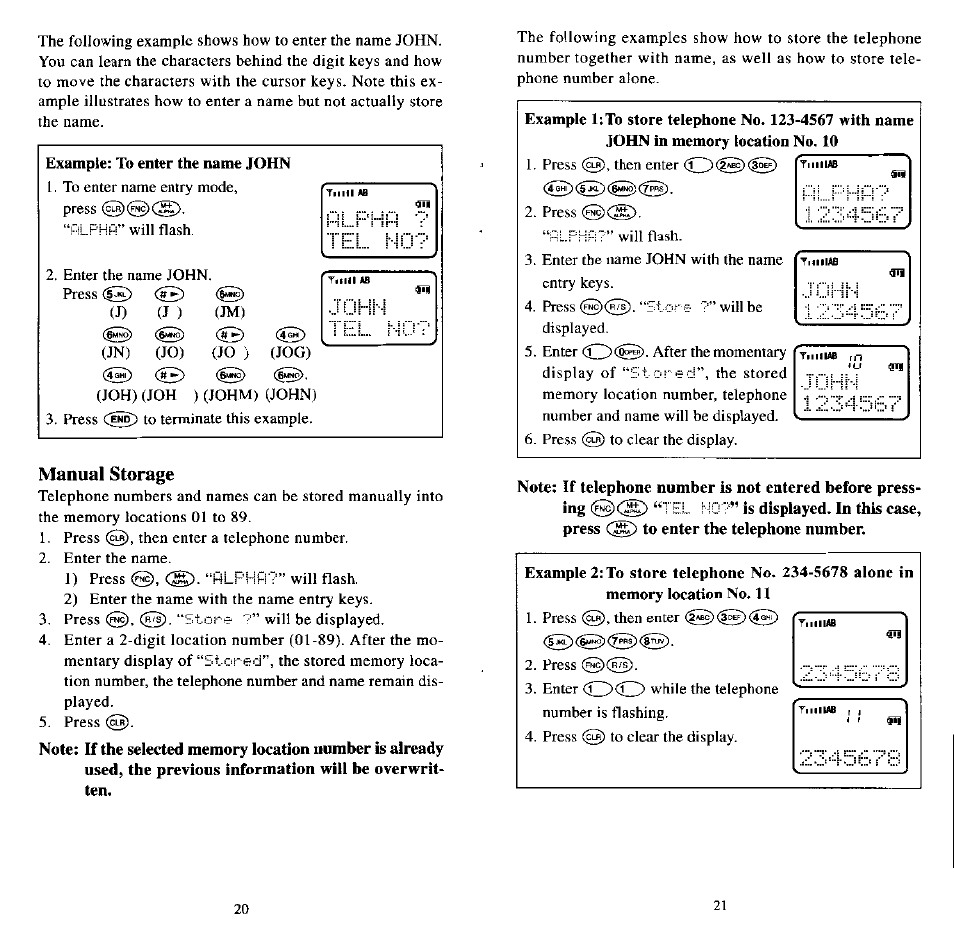 Manual storage | Audiovox MVX507 User Manual | Page 12 / 29