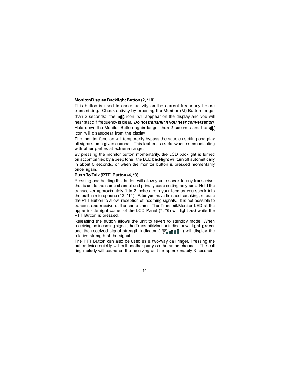 Audiovox FRS-3000PK User Manual | Page 14 / 28