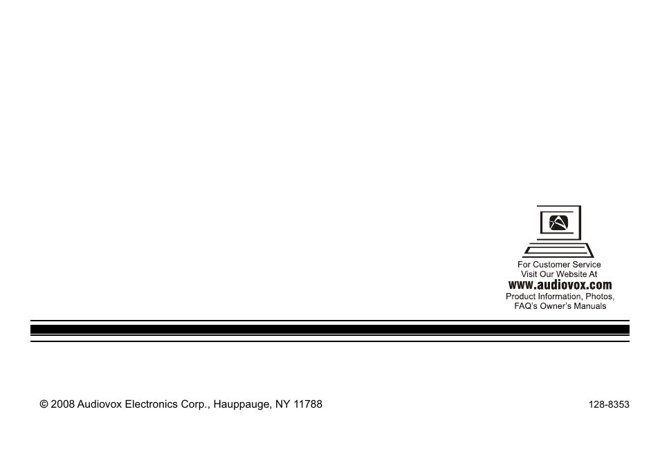 Audiovox Mobile Video VOD128A User Manual | Page 36 / 36