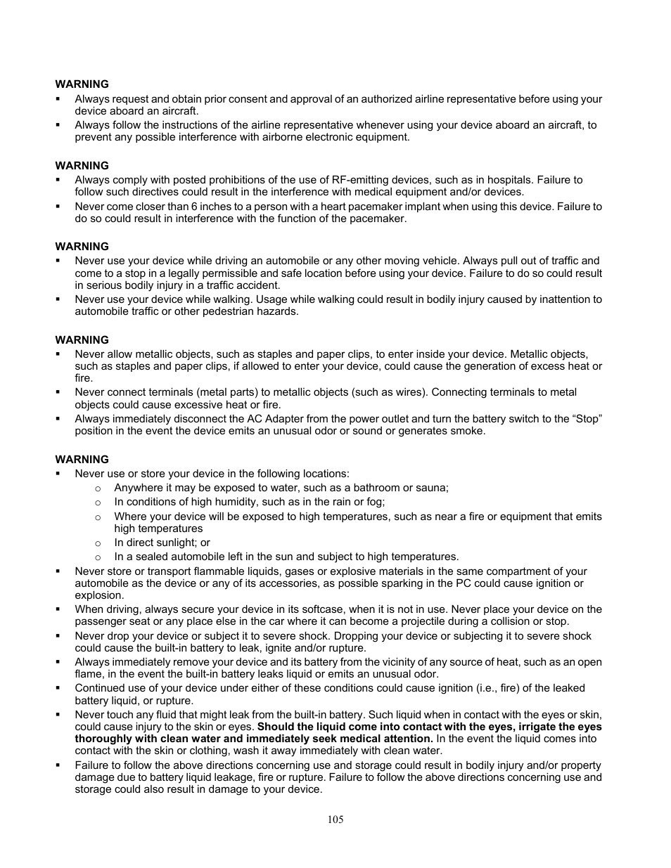Audiovox Pocket PC Phone User Manual | Page 105 / 113