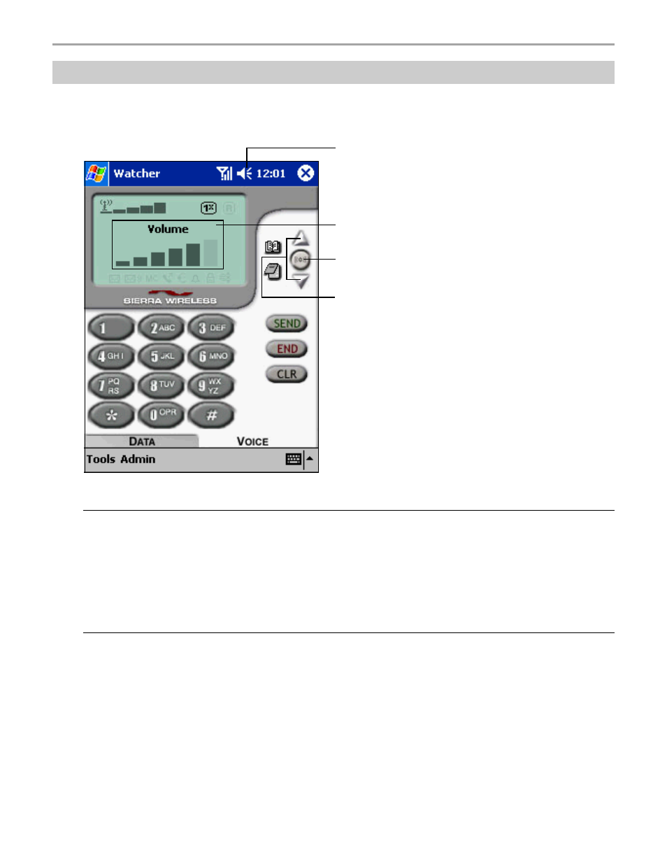 Volume control | Audiovox Pocket PC User Manual | Page 65 / 154