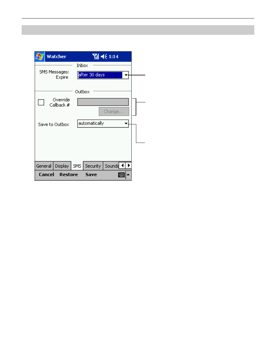 Messaging | Audiovox Pocket PC User Manual | Page 74 / 154