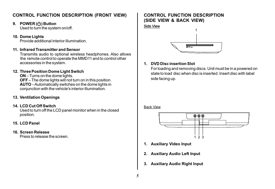 Audiovox Movies2Go 128-8290 User Manual | Page 5 / 28