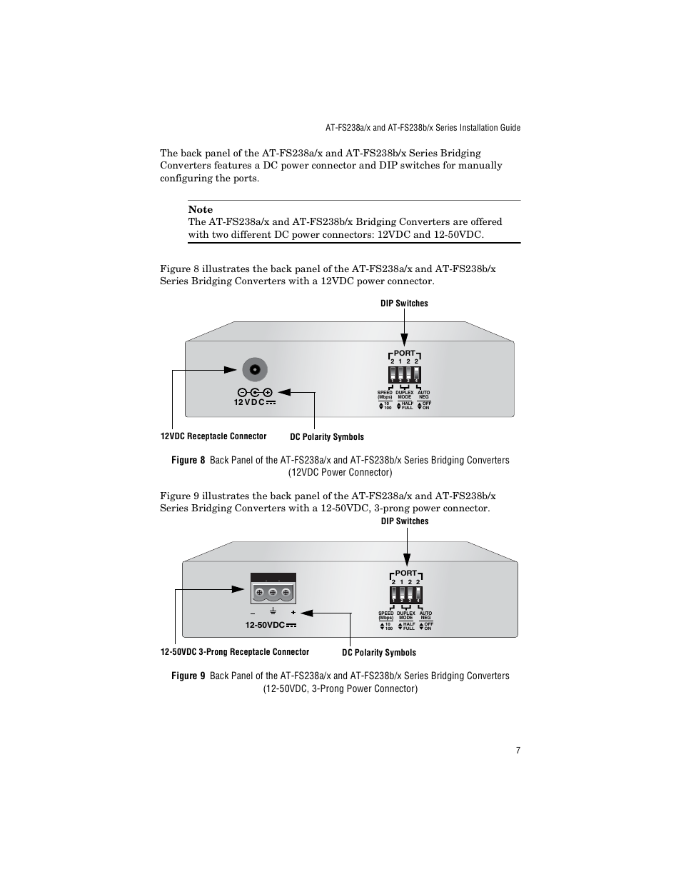 Allied Telesis AT-FS238b/2 User Manual | Page 17 / 76