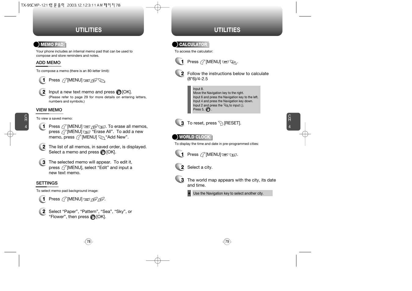 Utilities | Audiovox CDM-8900 User Manual | Page 41 / 137