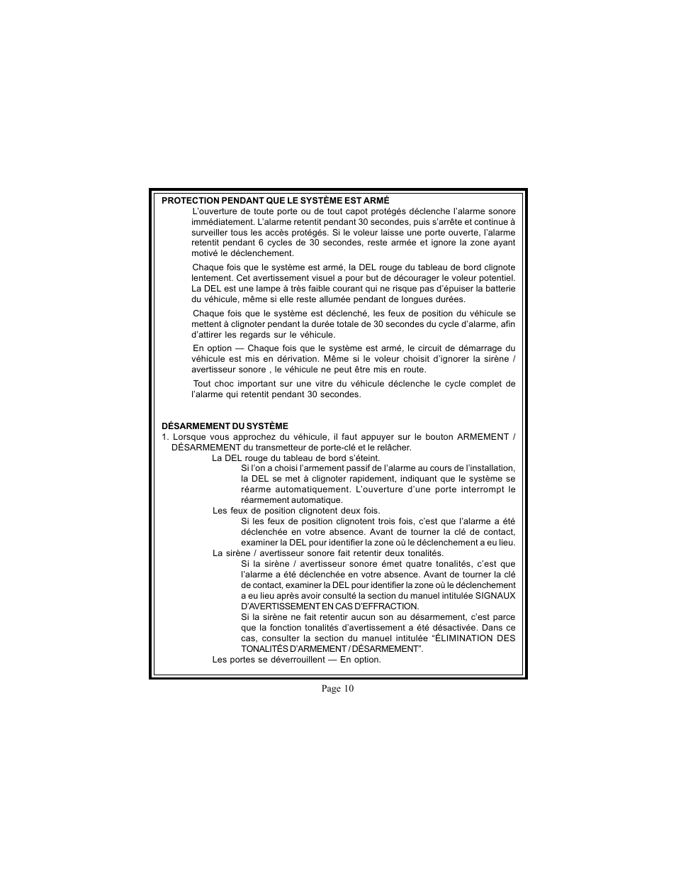 Audiovox Prestige Platinum APS-150-A User Manual | Page 10 / 21