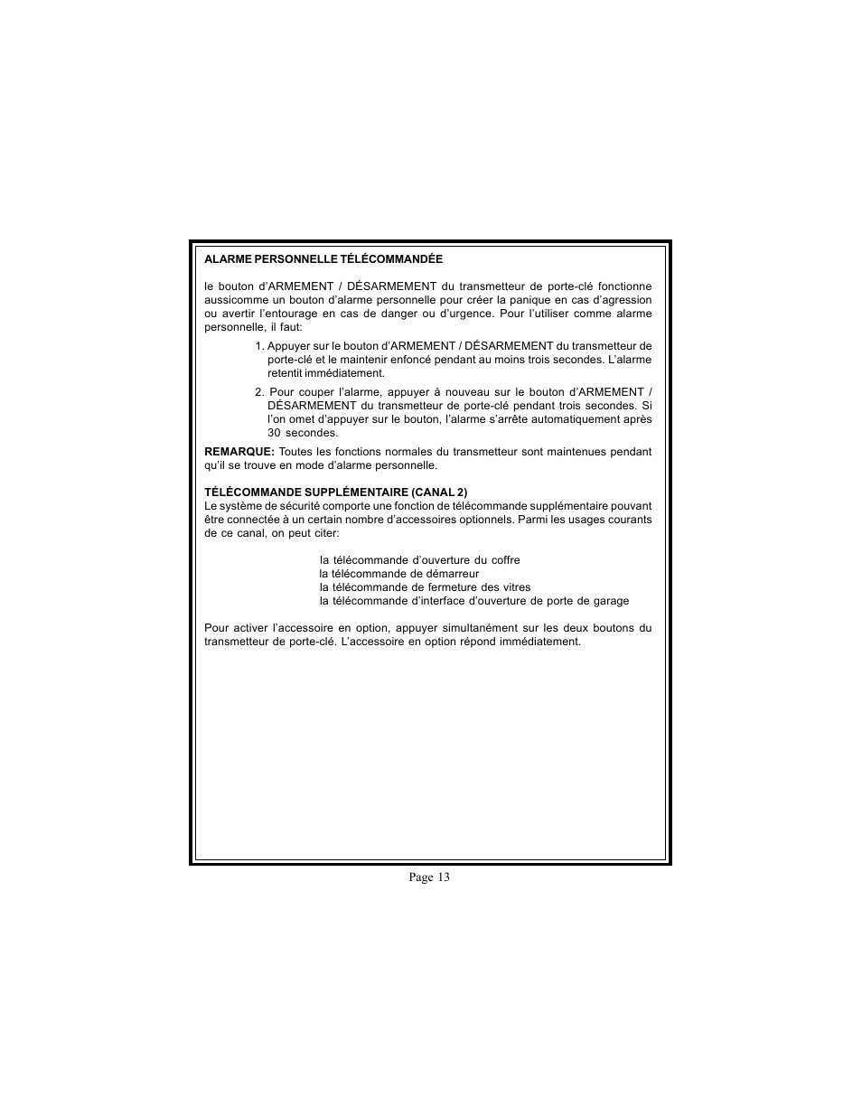 Audiovox Prestige Platinum APS-150-A User Manual | Page 13 / 21
