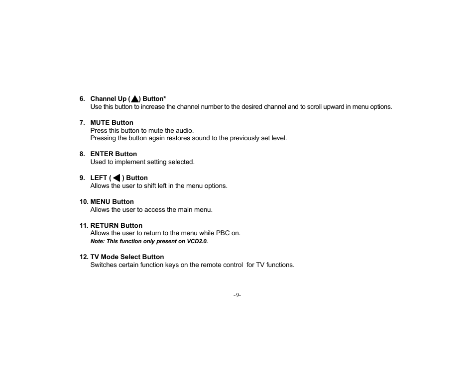 Audiovox VOD702 User Manual | Page 9 / 31
