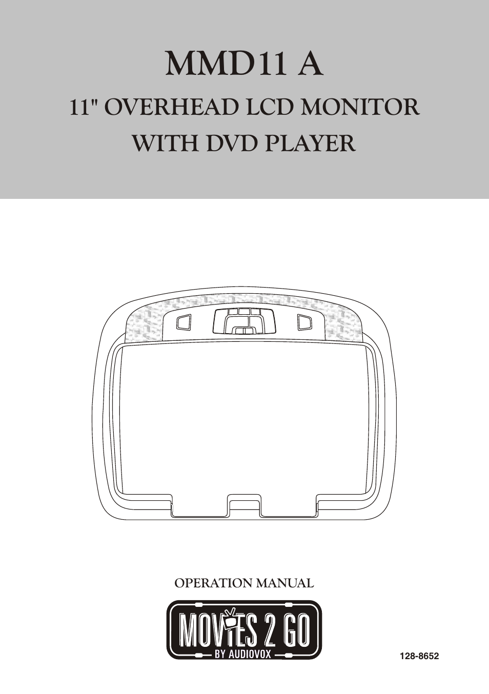 Audiovox Movies2Go 128-8652 User Manual | 24 pages