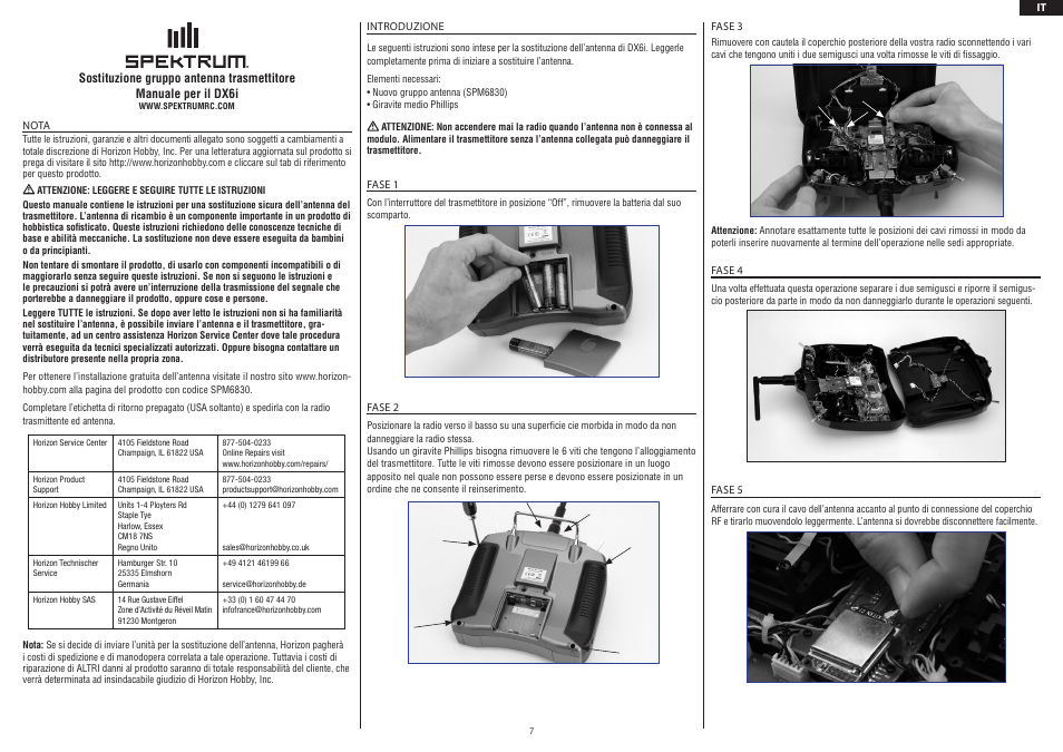 Spektrum DX6i User Manual | Page 7 / 8