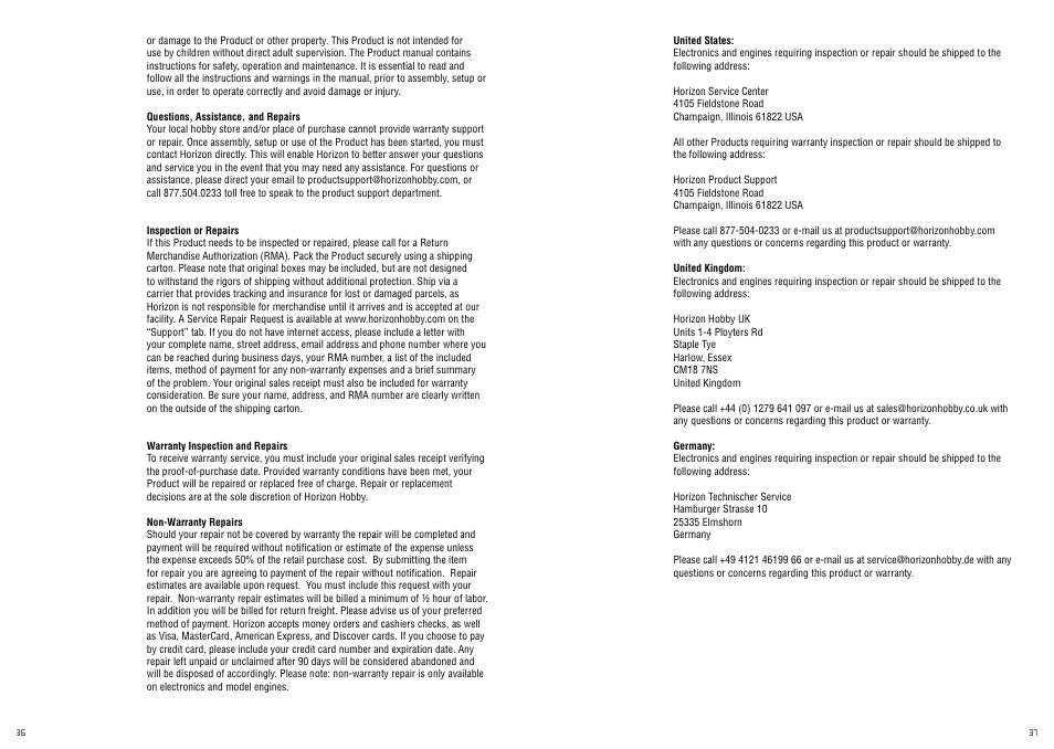 Spektrum SPM20320 DX3.0 User Manual | Page 19 / 20