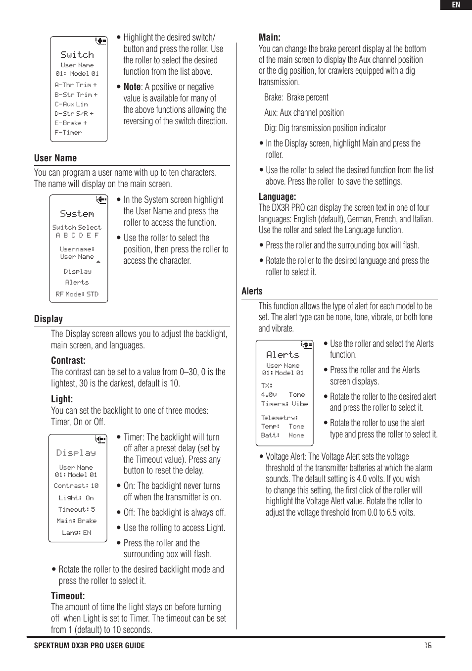 Spektrum SPM3200 DX3R PRO User Manual | Page 17 / 30