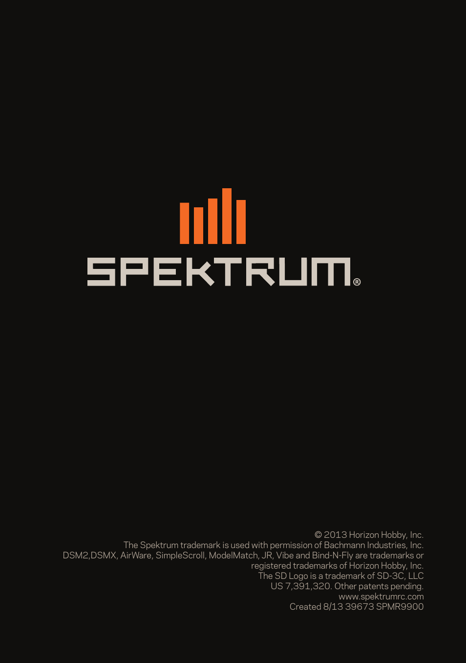 Spektrum SPMR9900 DX9 User Manual | Page 48 / 48