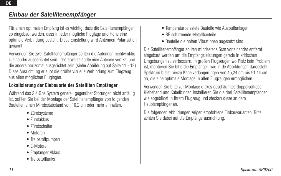 Spektrum SPMAR9200 User Manual | Page 33 / 92