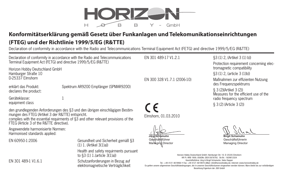 Spektrum SPMAR9200 User Manual | Page 46 / 92