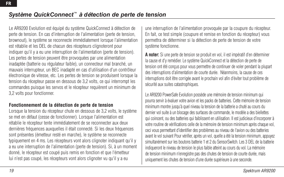 Spektrum SPMAR9200 User Manual | Page 65 / 92