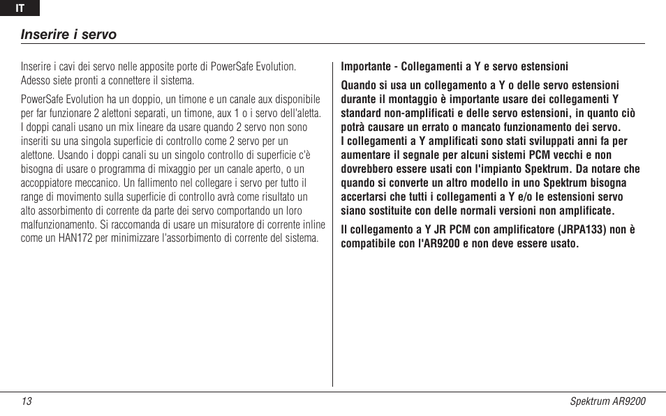 Spektrum SPMAR9200 User Manual | Page 81 / 92