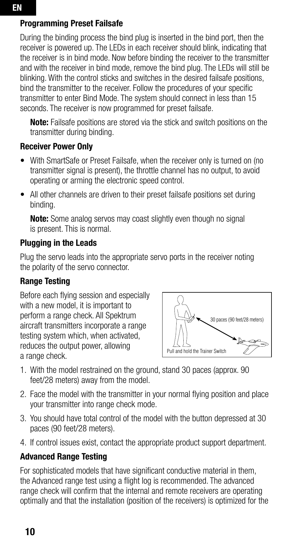 Spektrum SPMAR9010 User Manual | Page 10 / 72