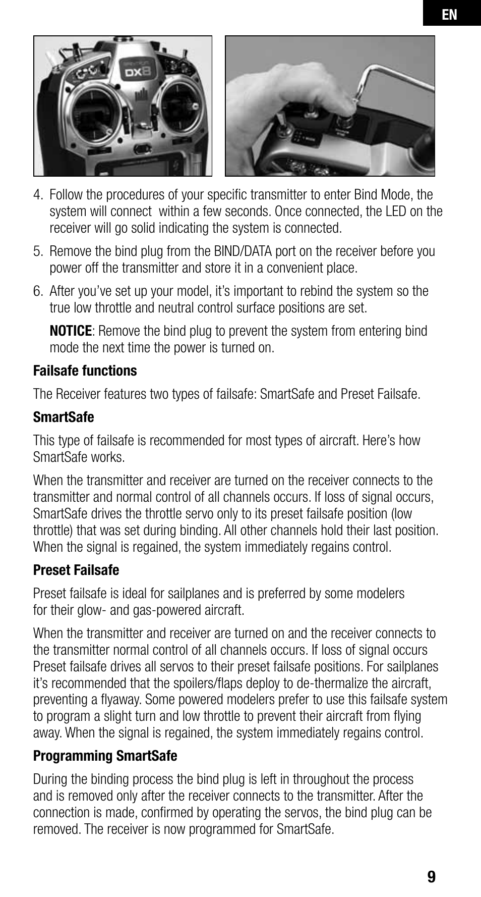 Spektrum SPMAR9010 User Manual | Page 9 / 72