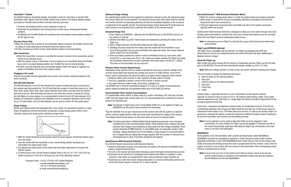 Spektrum SPMAR7600 User Manual | Page 2 / 4