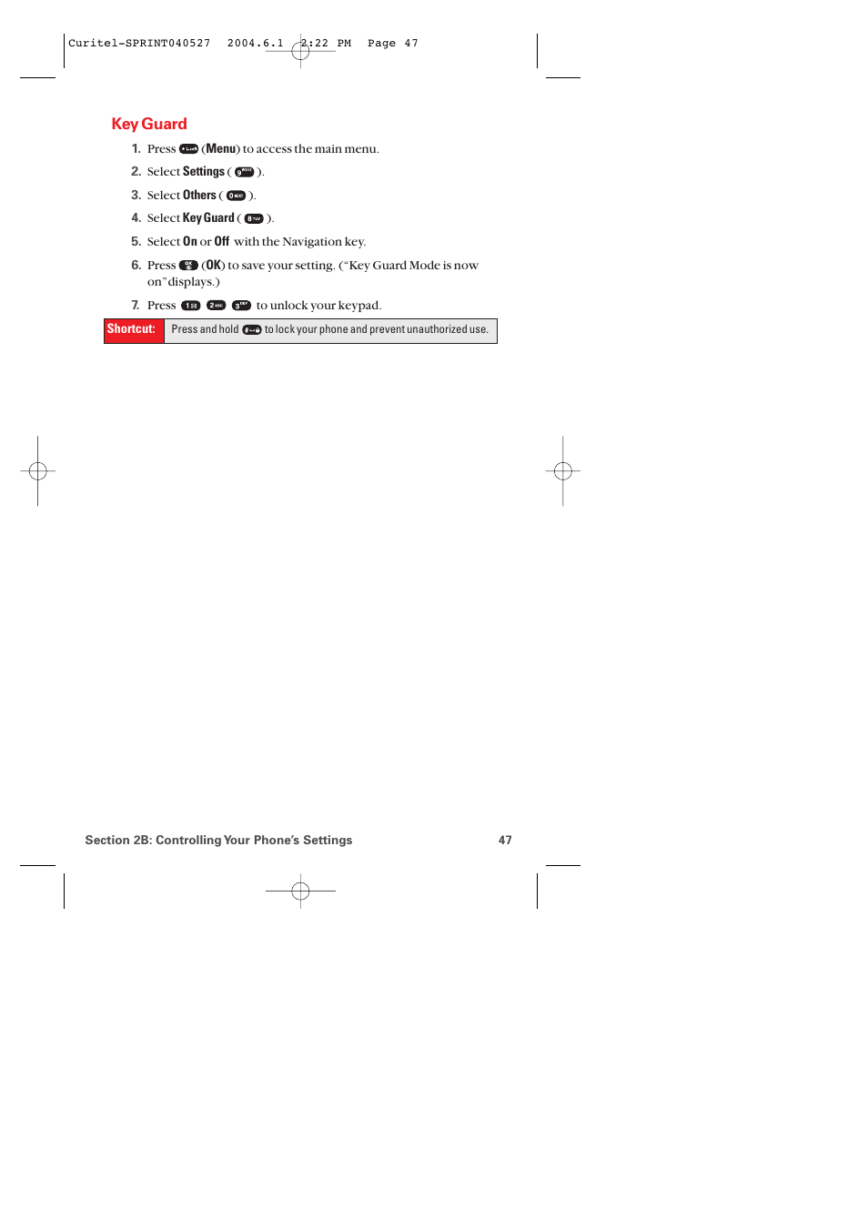Key guard | Audiovox PM-8920 User Manual | Page 56 / 206