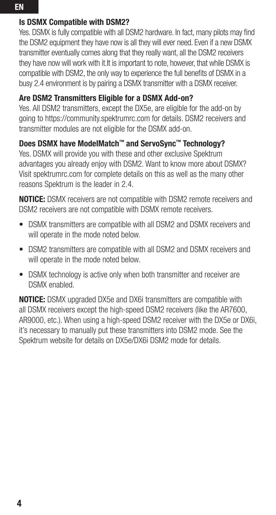 Spektrum SPMAR6335 User Manual | Page 4 / 14