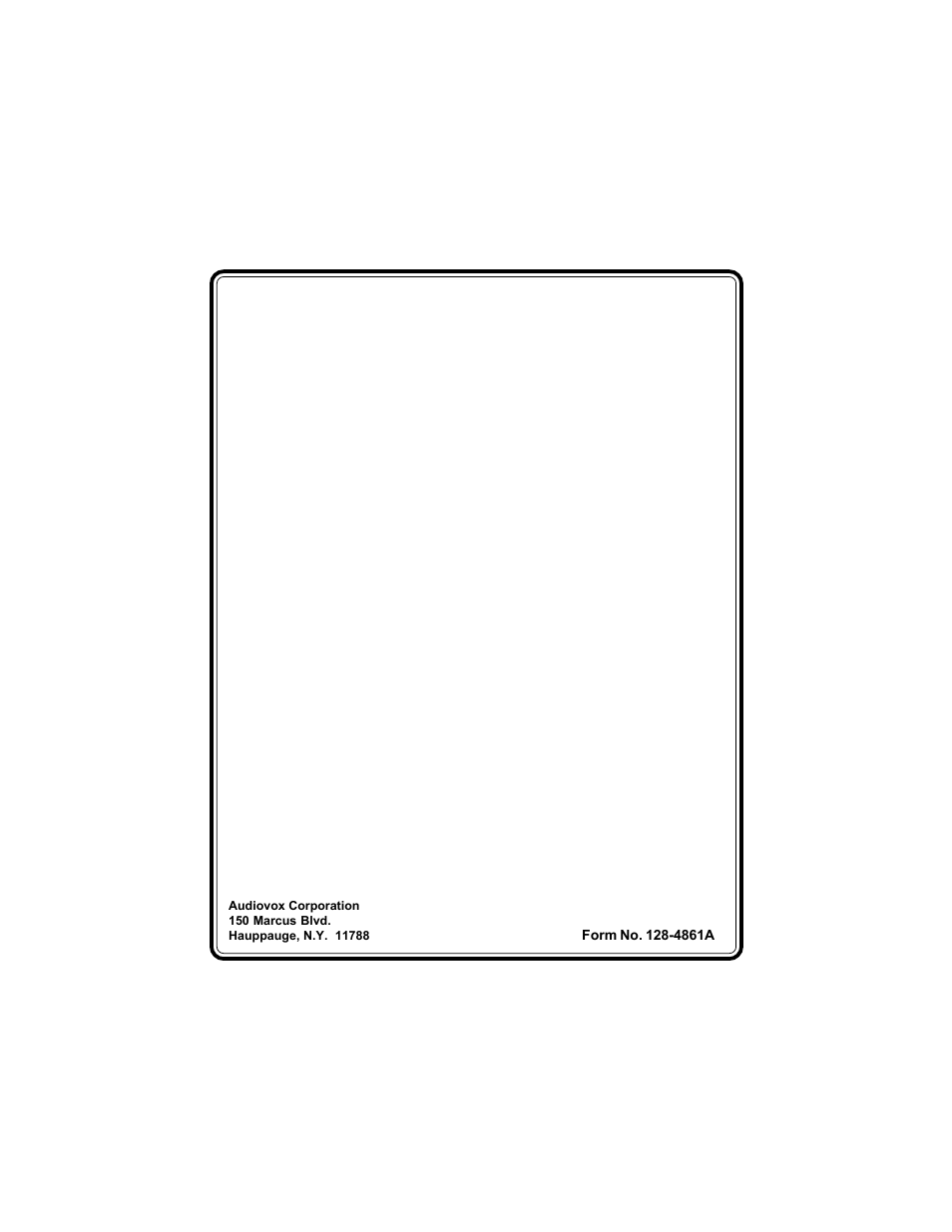 Audiovox Prestige 128-4117E User Manual | Page 20 / 20