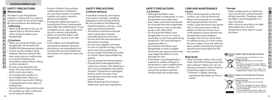 Nikon COOLSHOT User Manual | Page 13 / 156