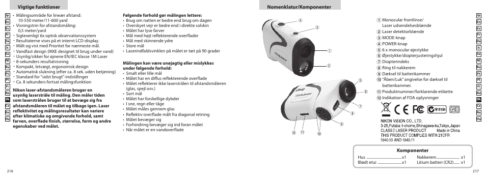Nikon COOLSHOT User Manual | Page 109 / 139