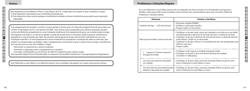 Problemas e soluções/reparo, Outros | Nikon COOLSHOT User Manual | Page 81 / 139
