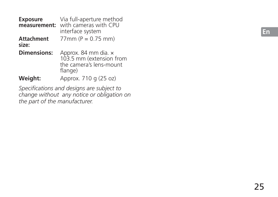 Nikon 24-120mm-f-4G-ED-AF-S-VR-Zoom-Nikkor User Manual | Page 25 / 164