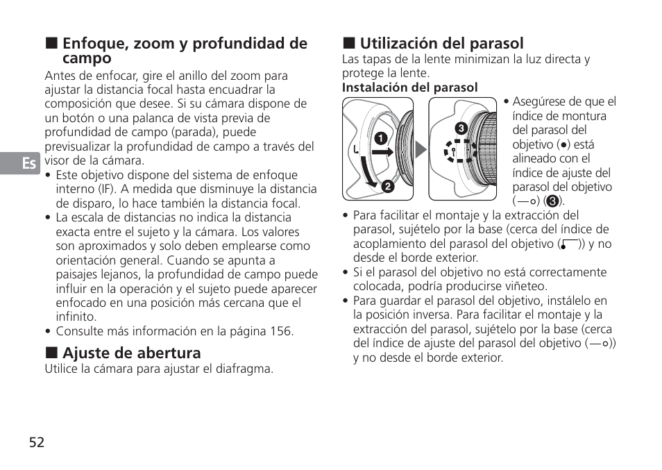 Nikon 24-120mm-f-4G-ED-AF-S-VR-Zoom-Nikkor User Manual | Page 52 / 164