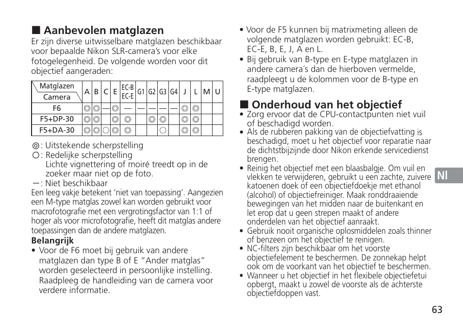 Jp en de fr es se ru nl it cz sk ck ch kr | Nikon 24mm-f-14G-ED-AF-S-Nikkor User Manual | Page 63 / 116