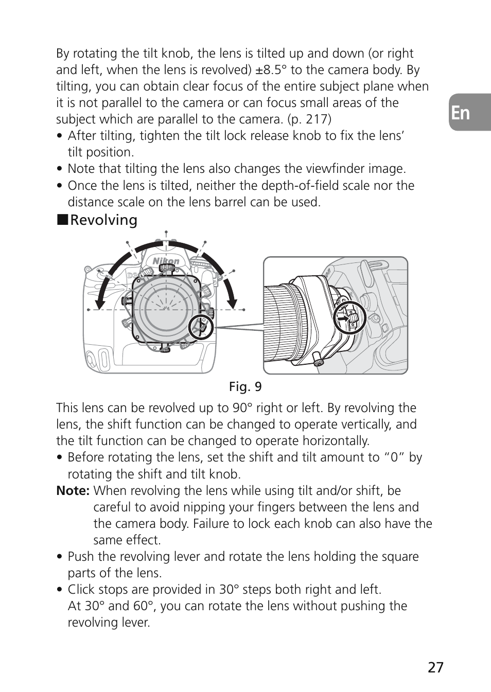 Nikon 45mm-f-28D-ED-PC-E-Nikkor User Manual | Page 27 / 252