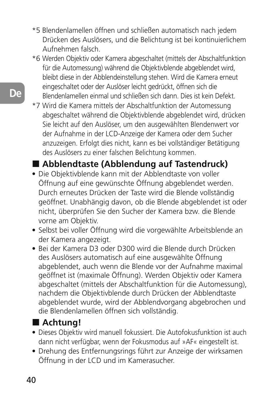 Nikon 45mm-f-28D-ED-PC-E-Nikkor User Manual | Page 40 / 252