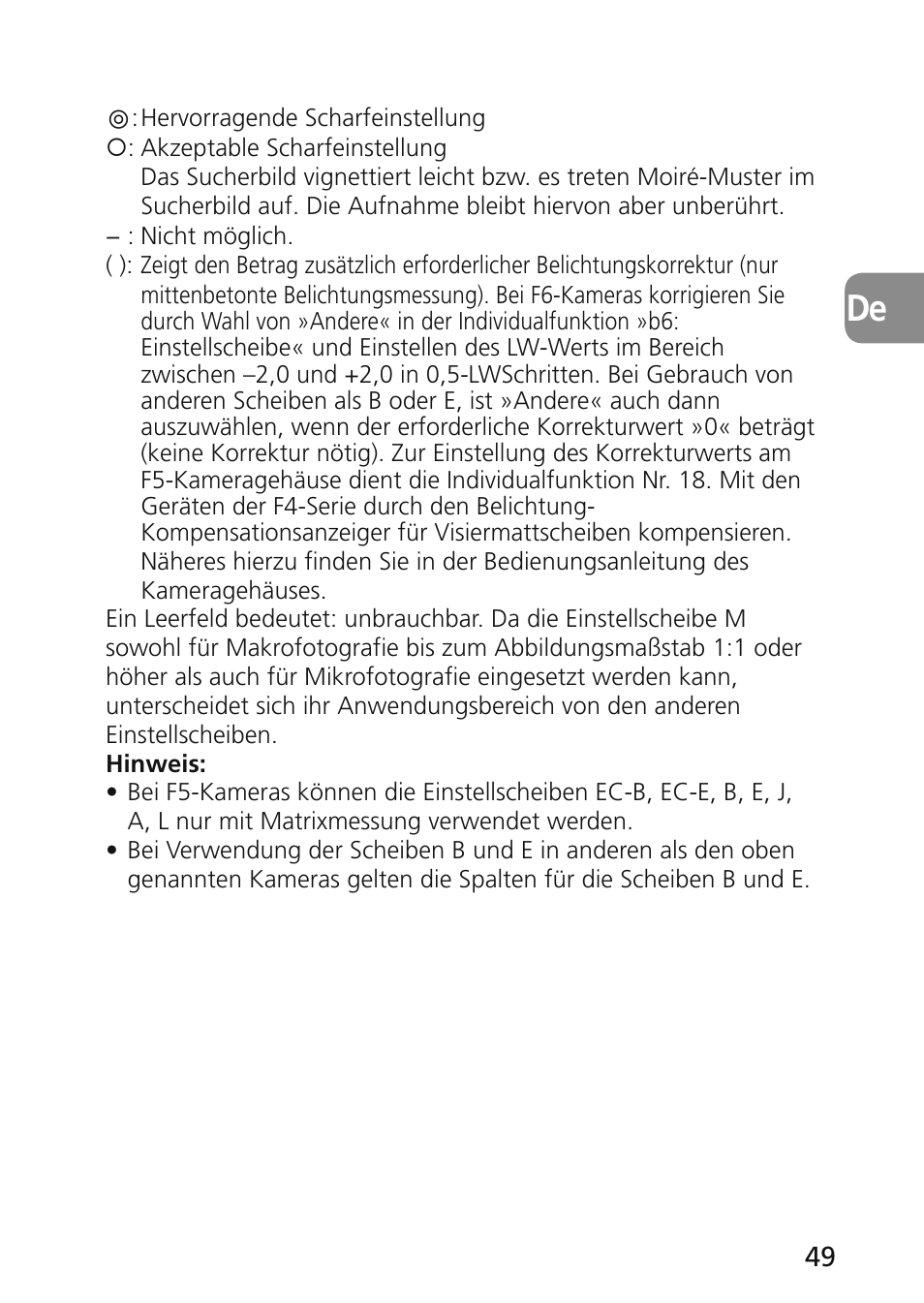 Nikon 45mm-f-28D-ED-PC-E-Nikkor User Manual | Page 49 / 252