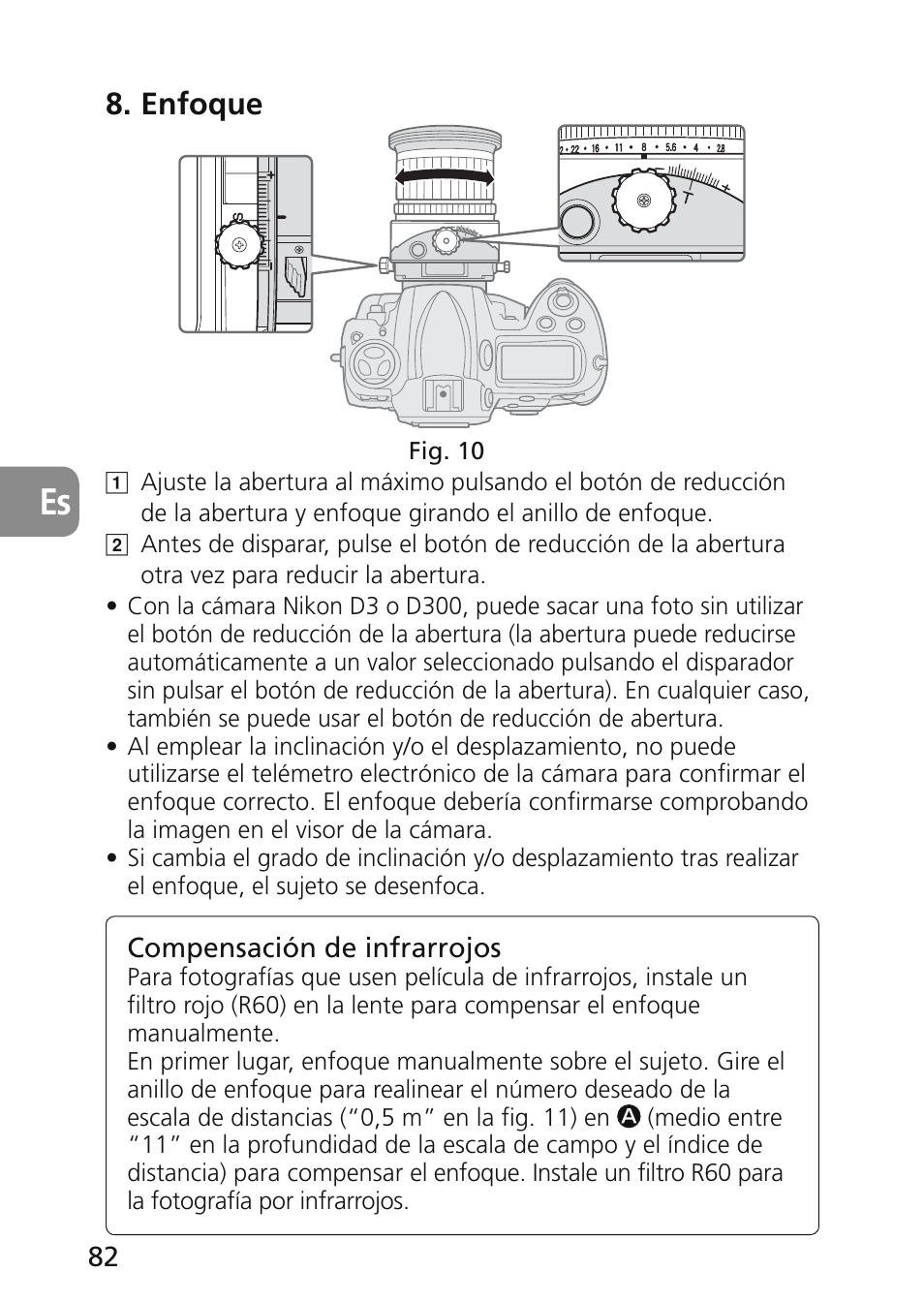Enfoque | Nikon 45mm-f-28D-ED-PC-E-Nikkor User Manual | Page 82 / 252