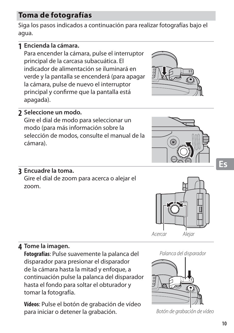 Toma de fotografías | Nikon WP-N1 User Manual | Page 117 / 224