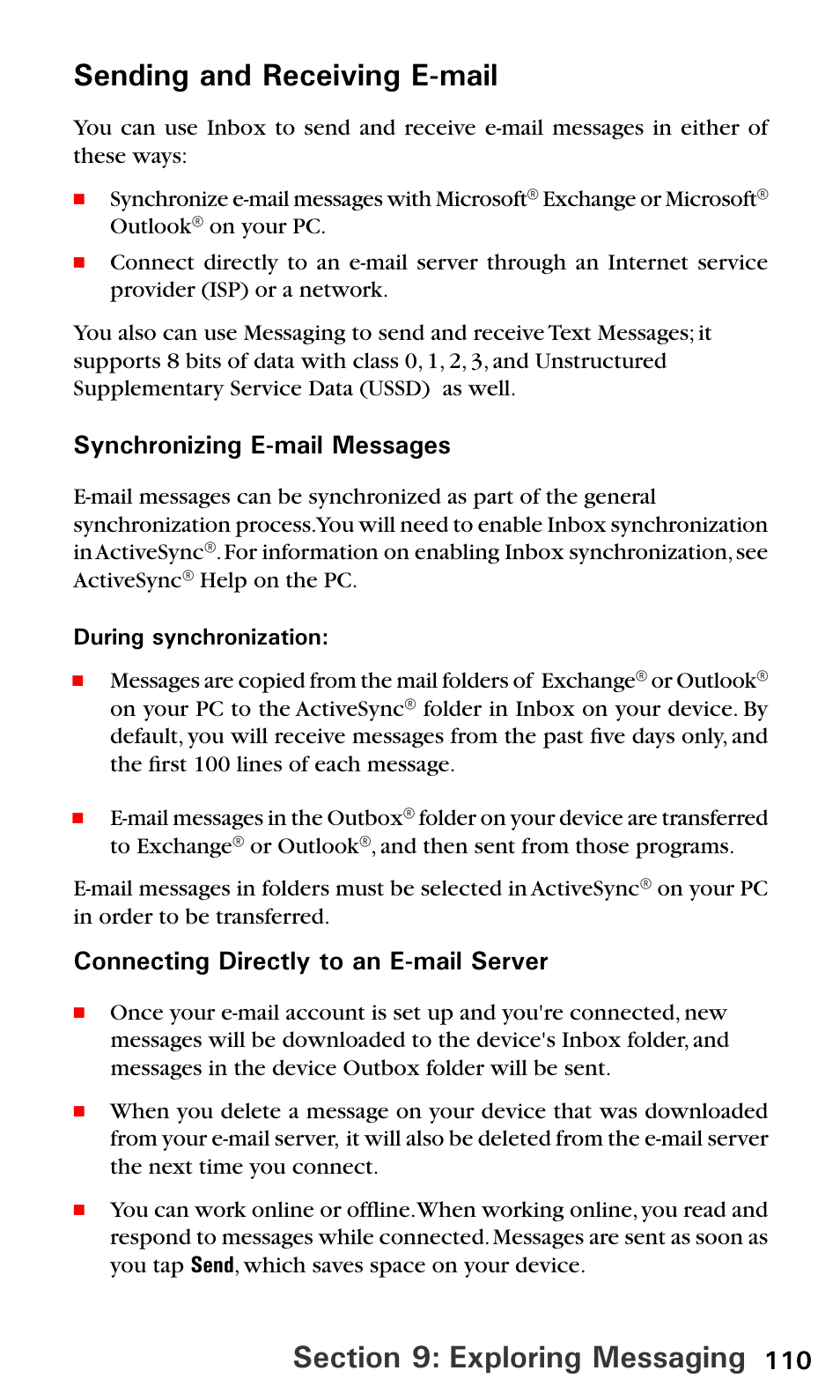 Audiovox PPC6600 User Manual | Page 115 / 195